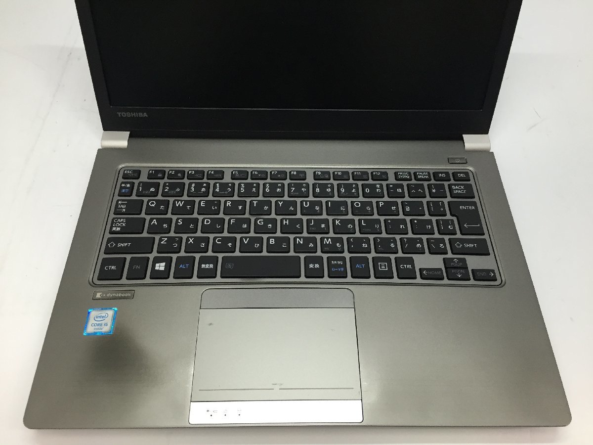 ジャンク/ TOSHIBA dynabook R63/F PR63FBA244CAD81 Intel Core i5-6300U メモリ8.19GB SSD256.06GB 【G16756】_パームレストに変色があります