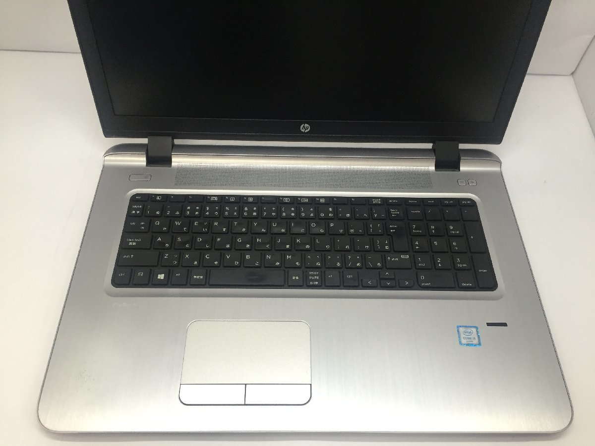 HP ProBook 470 G3 Intel Core i3-6100U メモリ8.19GB HDD500.1GB OS無し ACアダプター欠品【G18014】_キーボードにテカリがあります