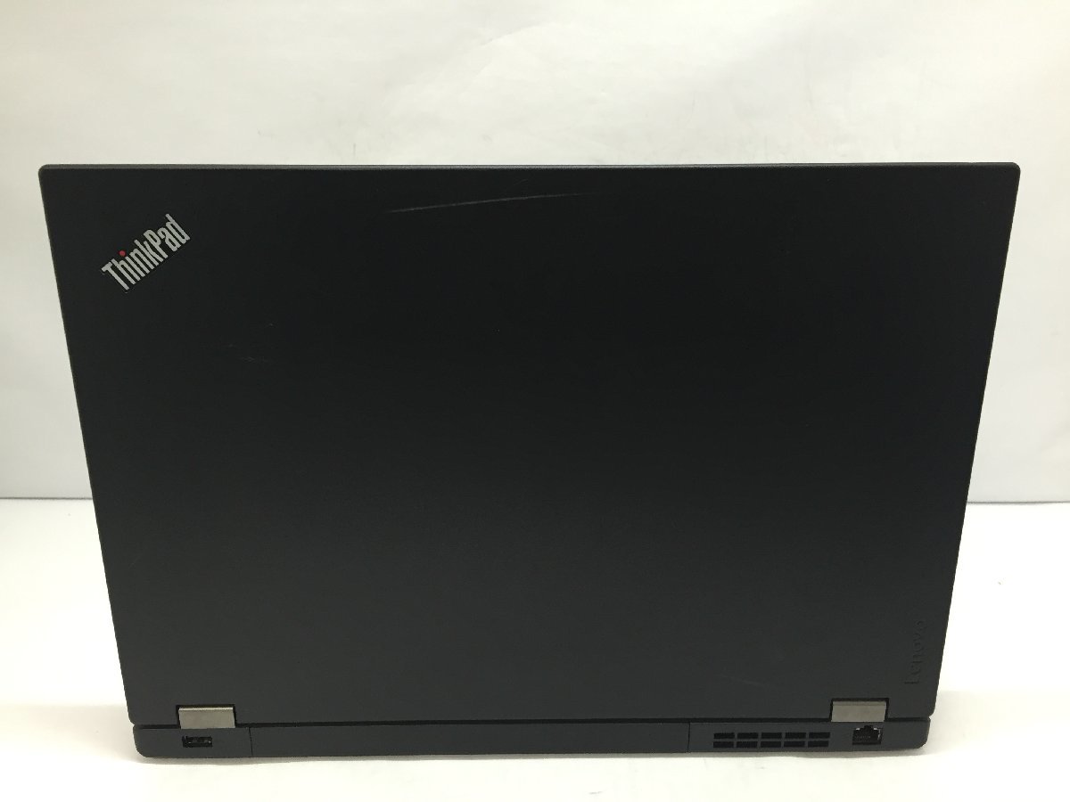LENOVO 20J9A0SUJP ThinkPad L570 Intel Core i3-7100U メモリ8.19GB NVME256.06GB OS無し ACアダプター欠品【G18149】_天板にキズ・汚れがあります