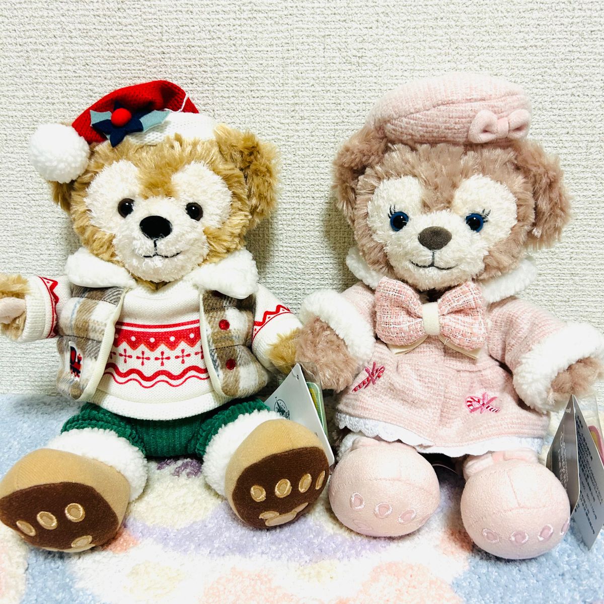 【日本未発売】クリスマス限定 上海ディズニー シェリーメイ ダッフィーぬいぐるみ