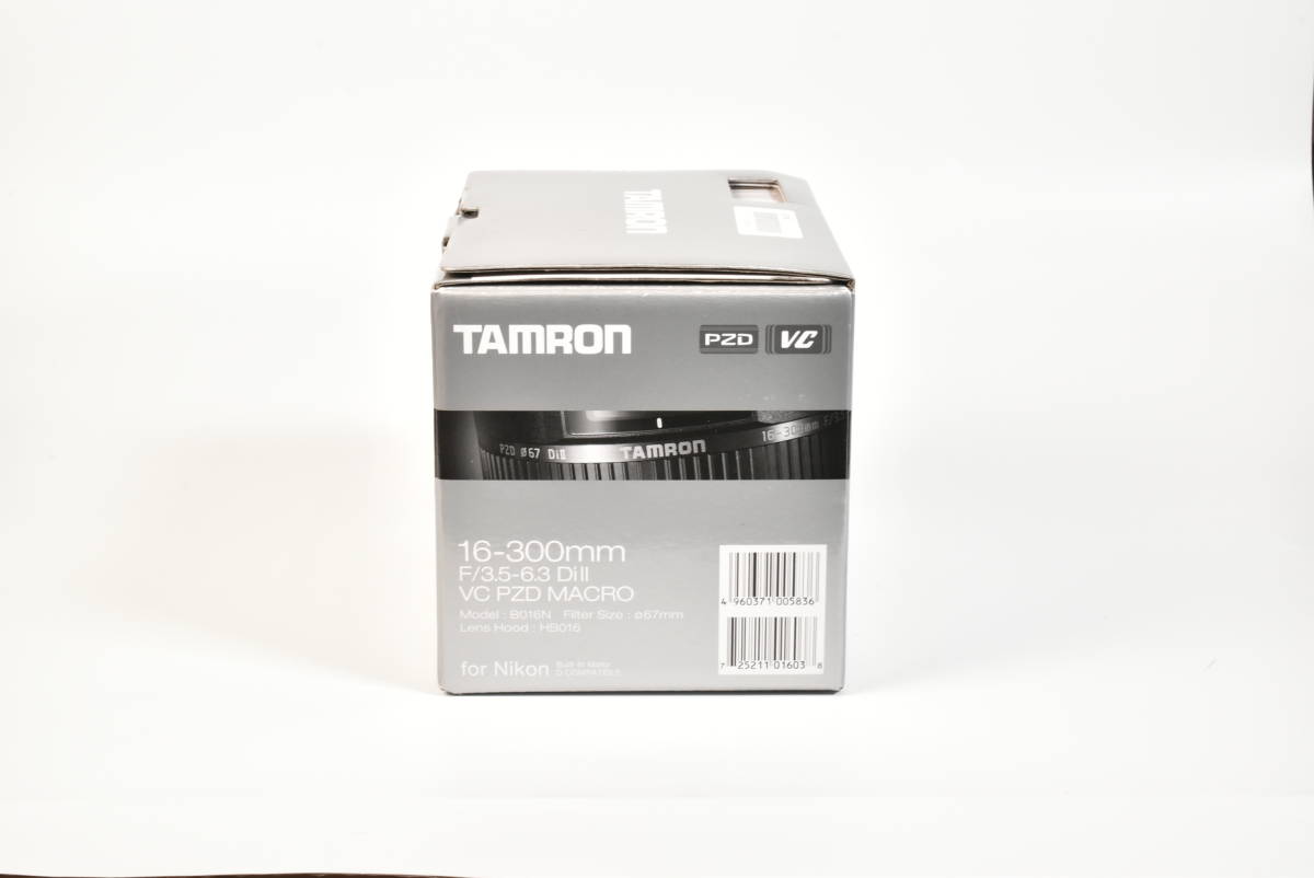 TAMRON 16－300㎜ F/3.5-6.3 Di ll VC PZD MACRO 空箱 送料無料 EF-TN-YO1006_画像3