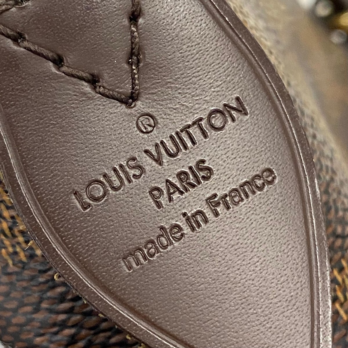 ◆ルイ ヴィトン LOUIS VUITTON◆ダミエ トータリーPM N41282 トートバッグ ショルダーバッグ エベヌ ゴールド金具 PVC レディース_画像9