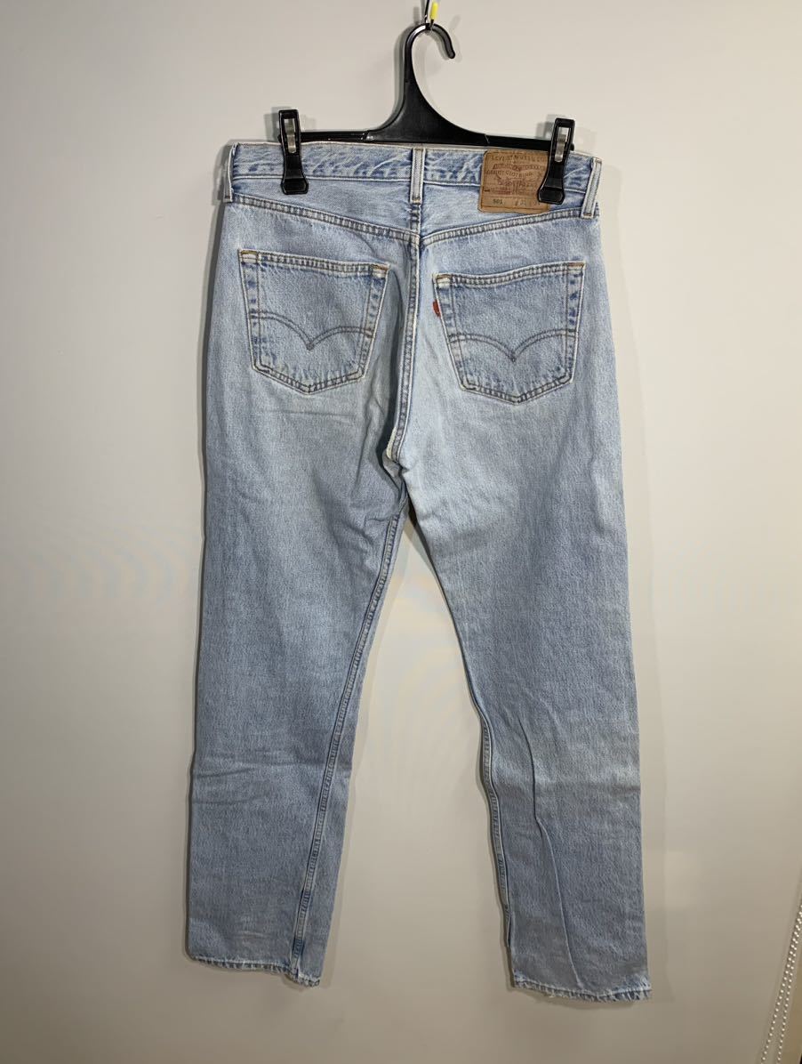 90's■levi's リーバイス501 サークルR ハイウェストジーンズ:W31 BORO☆BH-947_画像2