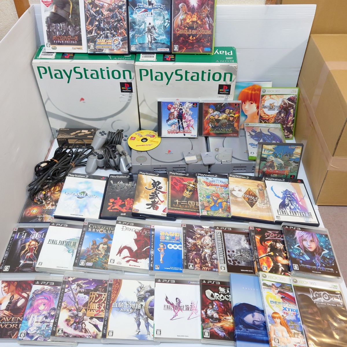 １円スタート ジャンクゲーム大量セット　ps1本体 ps2 ps3 xbox ゲームソフト プレイステーション ゲーム ソフト まとめ売り　_画像1