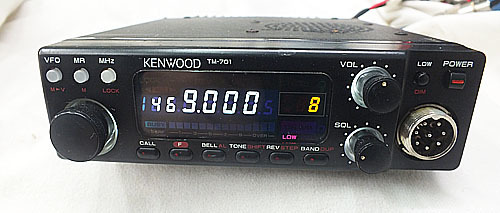 KENWOOD　144/430MHz　TM-701S　25W機　LED照明　中古品_画像6