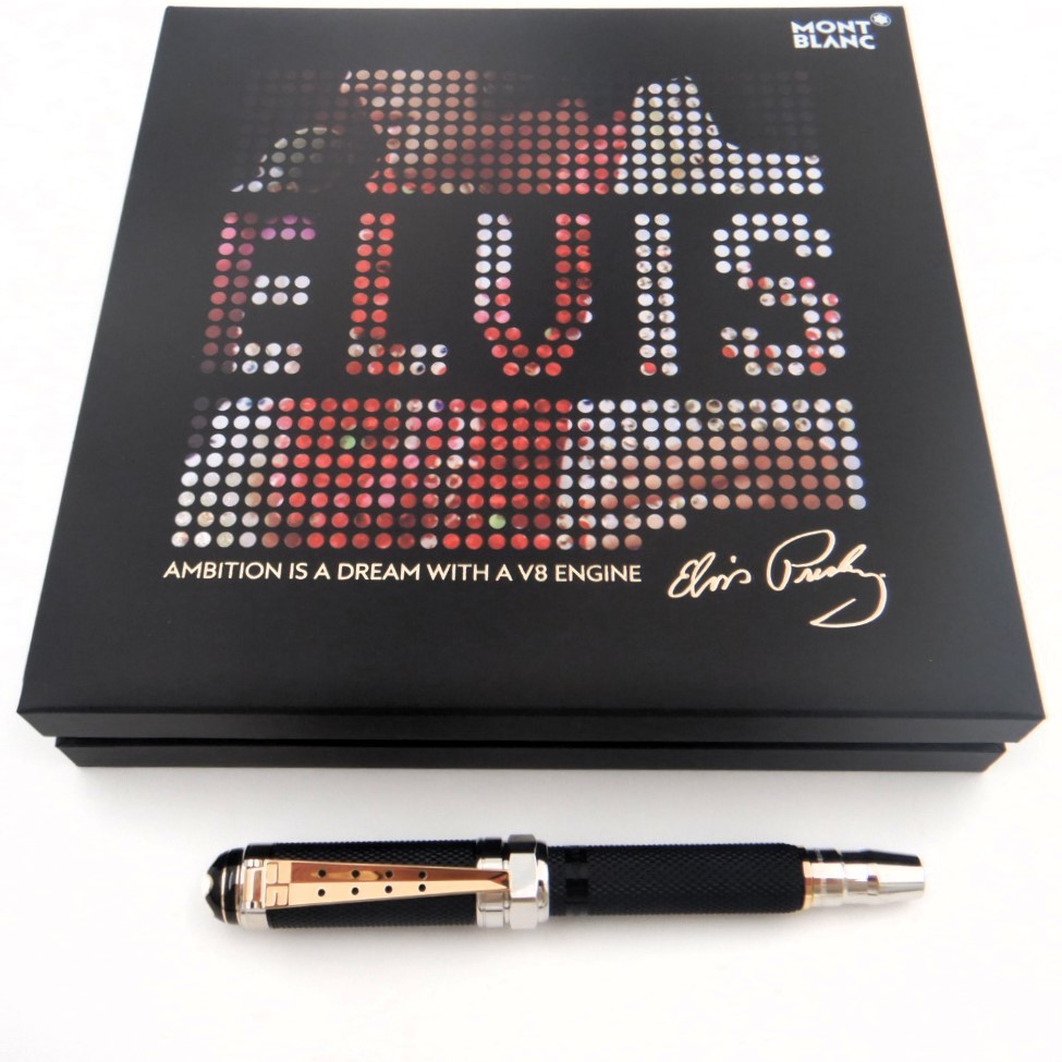 モンブラン エルビス(エルヴィス)・プレスリー 限定高級万年筆 本物・未使用☆MONTBLANC ELVIS PRESLEY FOUNTAIN PEN. NEW_画像9