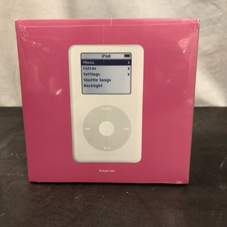  原文:F iPod 20GB P9282J / A Apple Actual size 第4世代 サントリーコラボ アイポッド 非売品 中古 未開封