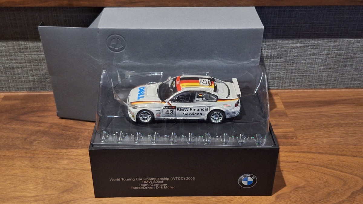 BMW別注 ボンネット開閉 WTCC 2006 BMW 320Si Dirk Muller (ミュラー DTM ツーリングカー)_画像2