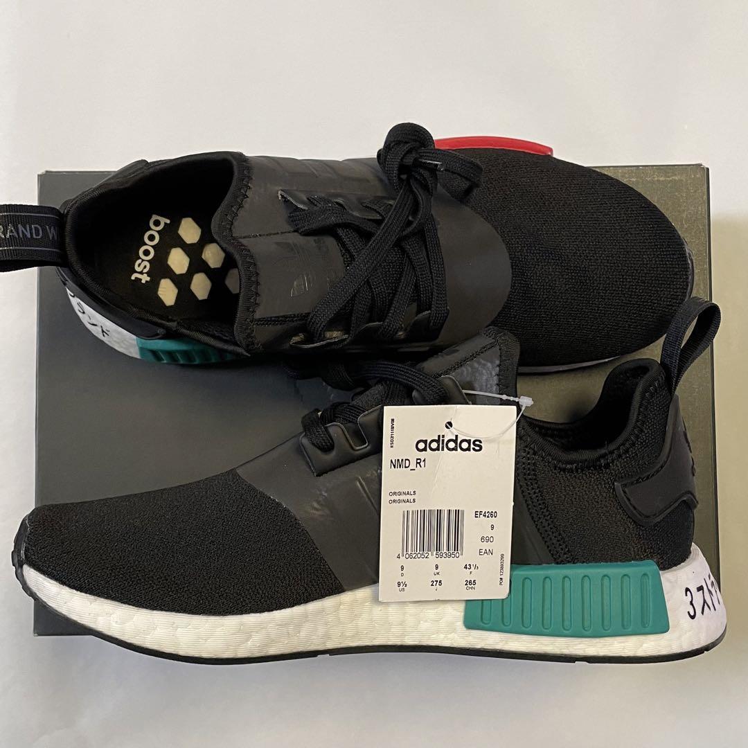 定価以下 adidas Originals NMD_R1 Core Black EF4260 27.5cm アディダス オリジナルス エヌ エム ディー コア ブラック 新品未使用_画像4