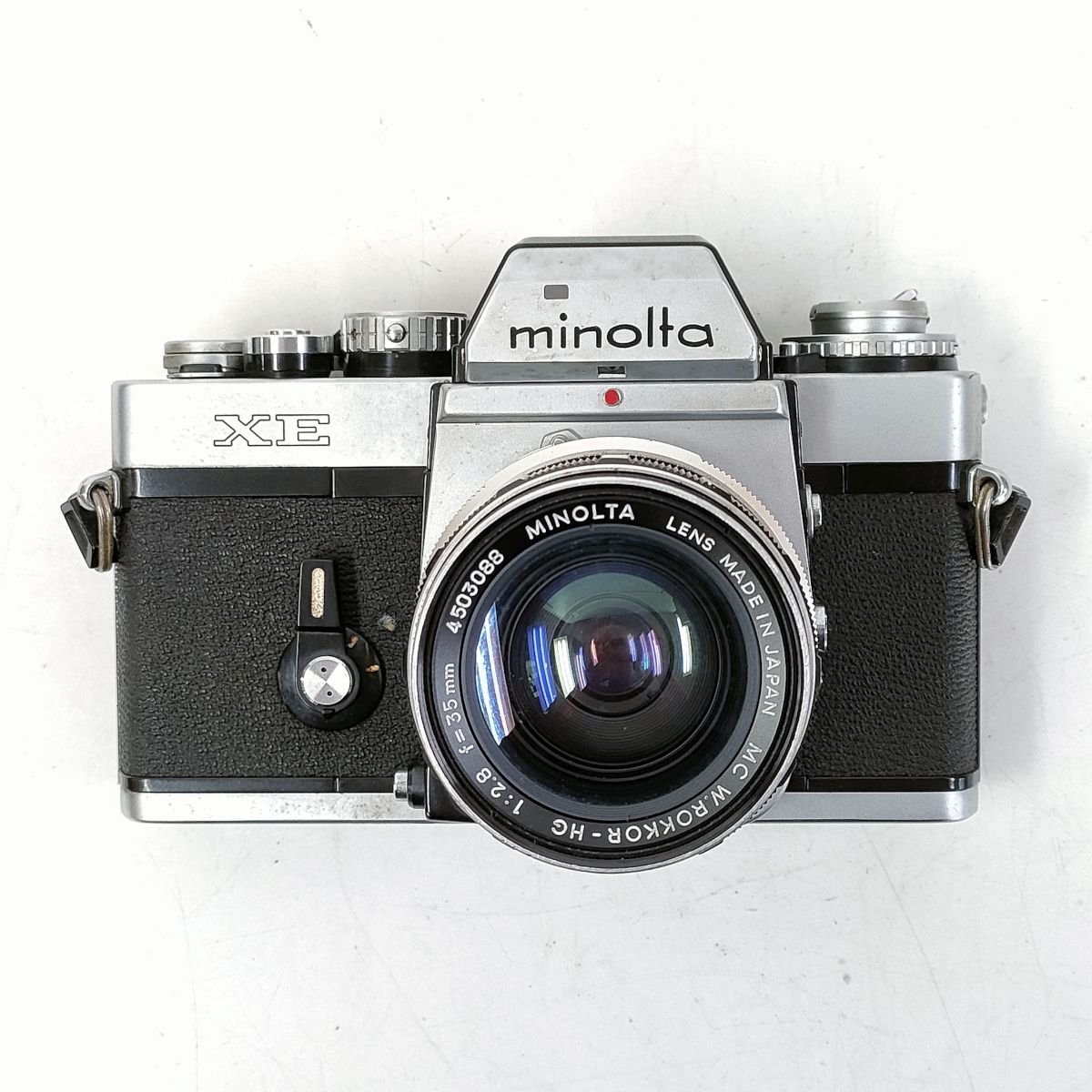 MINOLTA X-700 , XE , SRT101 黒 + 2.8/35 , 1.4/58 , 1.4/50 他 MF一眼レフ 4点セット まとめ ●ジャンク品 [7918TMC]_画像4