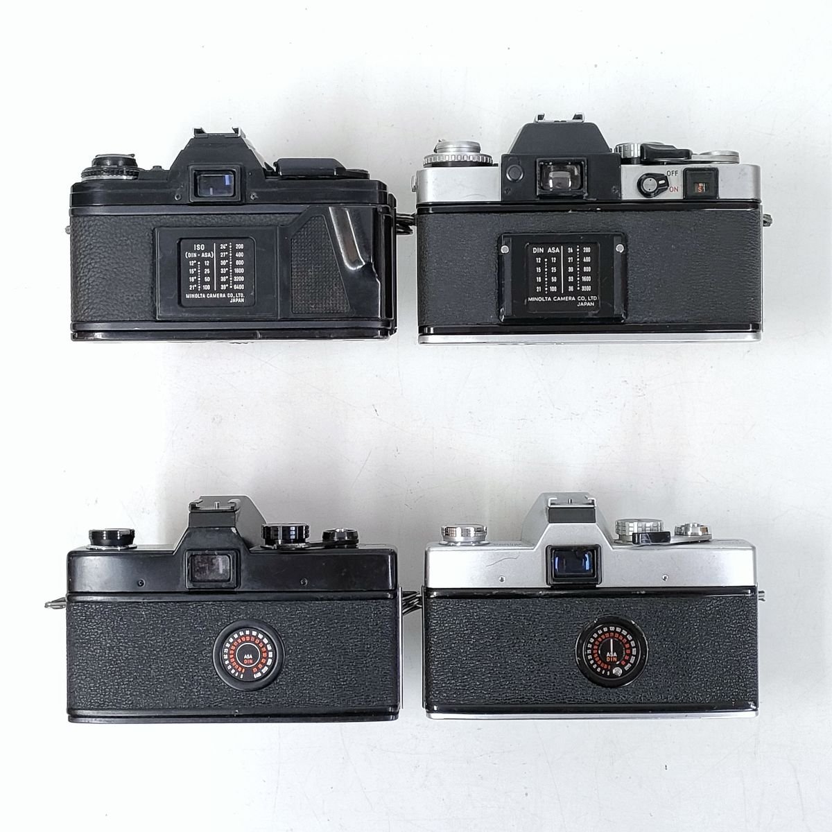 MINOLTA X-700 , XE , SRT101 黒 + 2.8/35 , 1.4/58 , 1.4/50 他 MF一眼レフ 4点セット まとめ ●ジャンク品 [7918TMC]_画像7