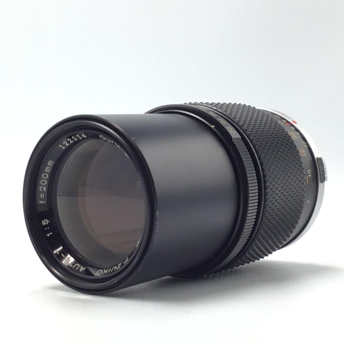 カメラ Olympus OM-SYSTEM F.Zuiko AUTO-T 200mm f5 一眼レフ レンズ 現状品 [6488KC]_画像1