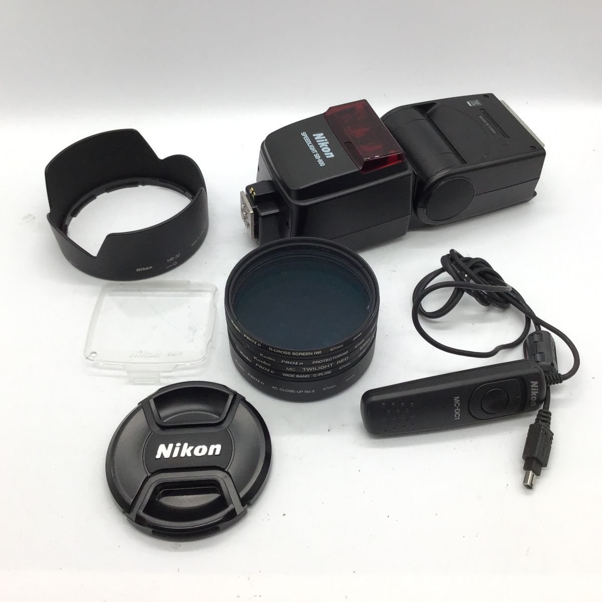 カメラ Nikon D80 / AF-S DX NIKKOR 18-135mm 3.5-5.6G ED / SPEEDLIGHT SB600 デジタル一眼レフ セット品 ジャンク品 [1398HJ]_画像8