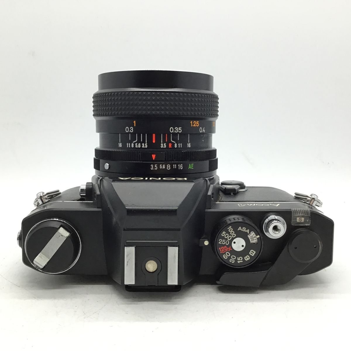 カメラ Konica Acom-1 HEXANON AR 28mm f3.5 一眼レフ セット品 現状品 [6609KC]_画像5