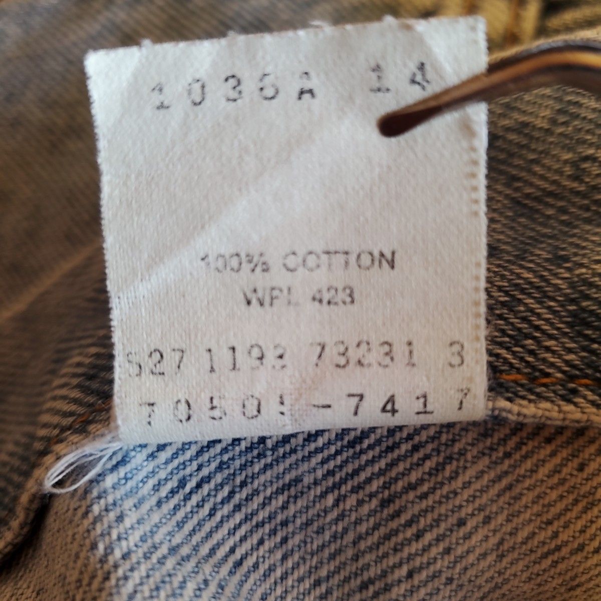 ※購入前要在庫確認※【雰囲気抜群！！】90s Levi's 70505 USA製 デニムジャケット