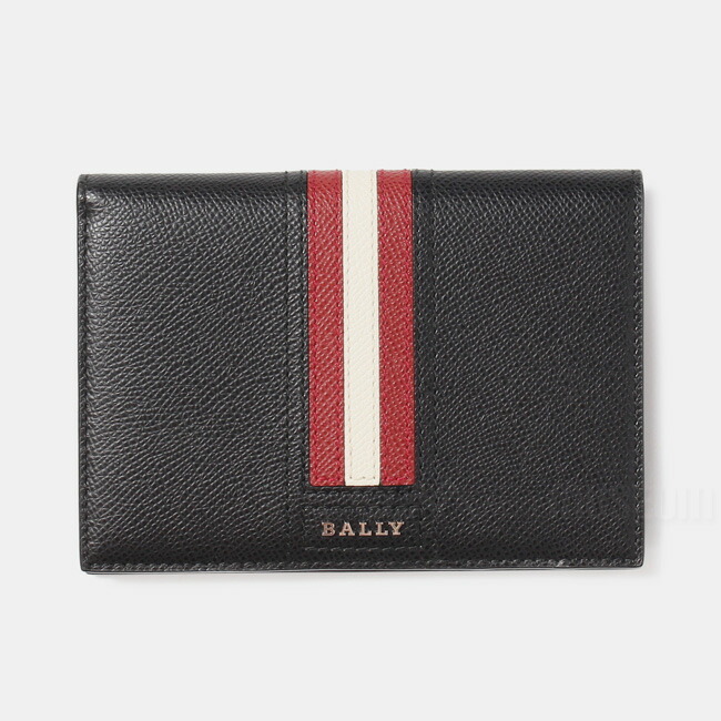 BALLY バリー メンズ 財布 ブラック ロゴ 折りたたみ財布 TALKNIS 二つ折り財布 SBL6218073589889F010 1226CP