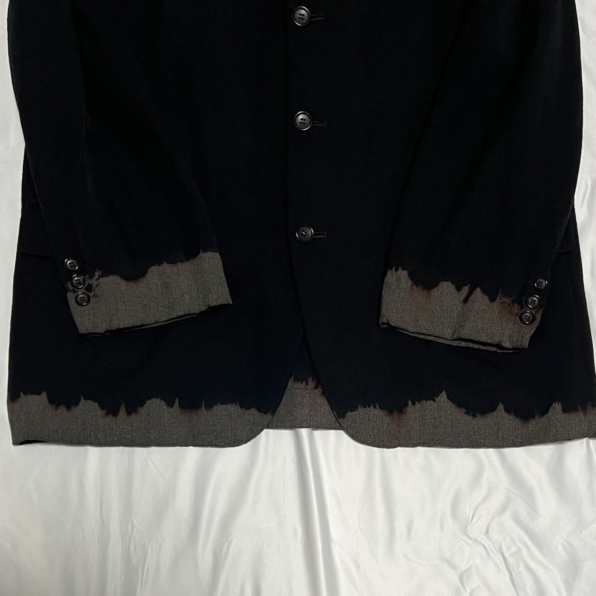 93AW COMME des GARCONS HOMME PLUS テーラードジャケット 脱色 93AW COMME des GARCONS HOMME PLUS テーラードジャケット 脱色