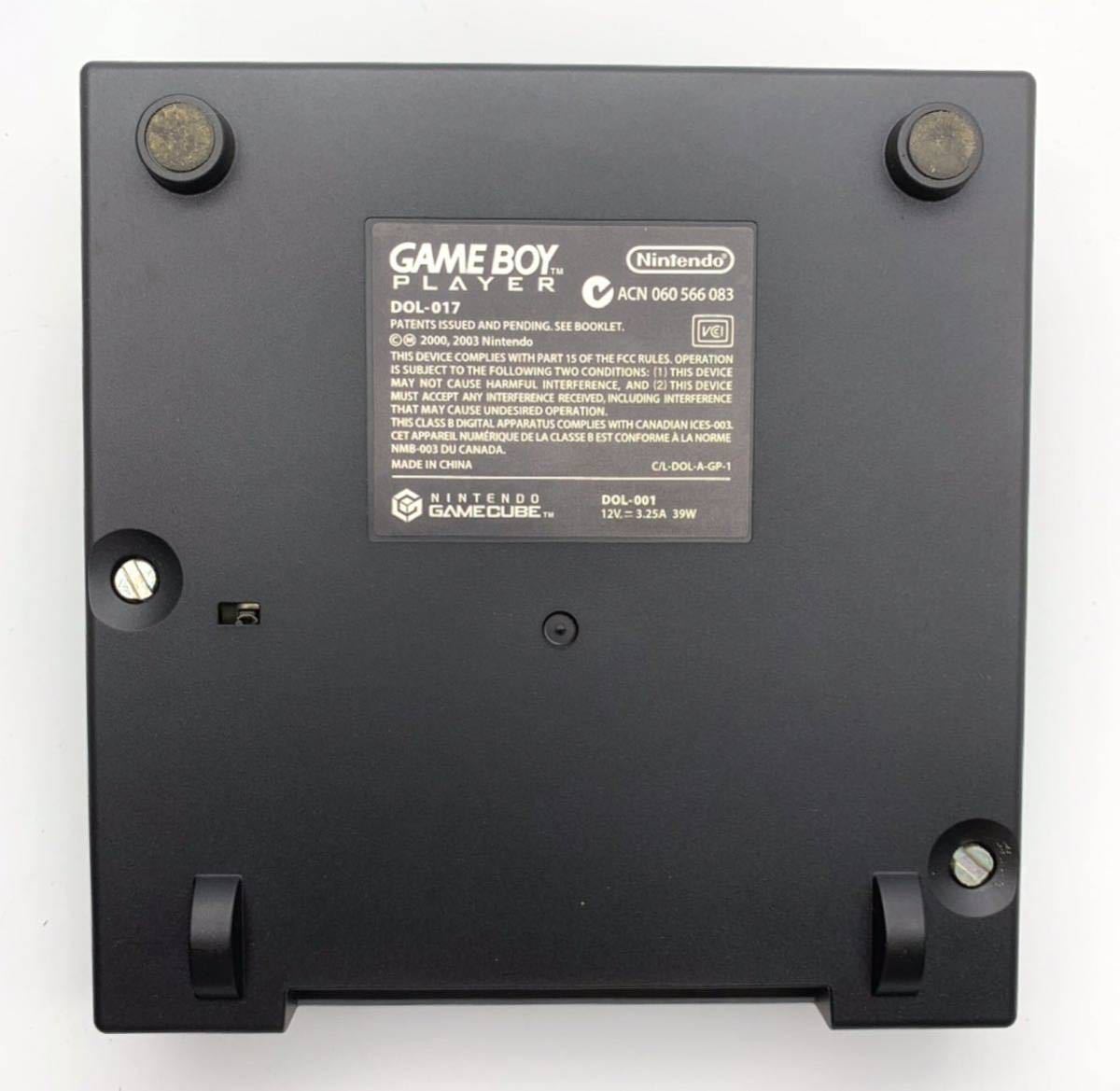 Nintendo/任天堂 GAMEBOY　PLAYER　ゲームボーイプレーヤースタートアップディスク　DOL-017　ゲームキューブ ブラック　ジャンク _画像3