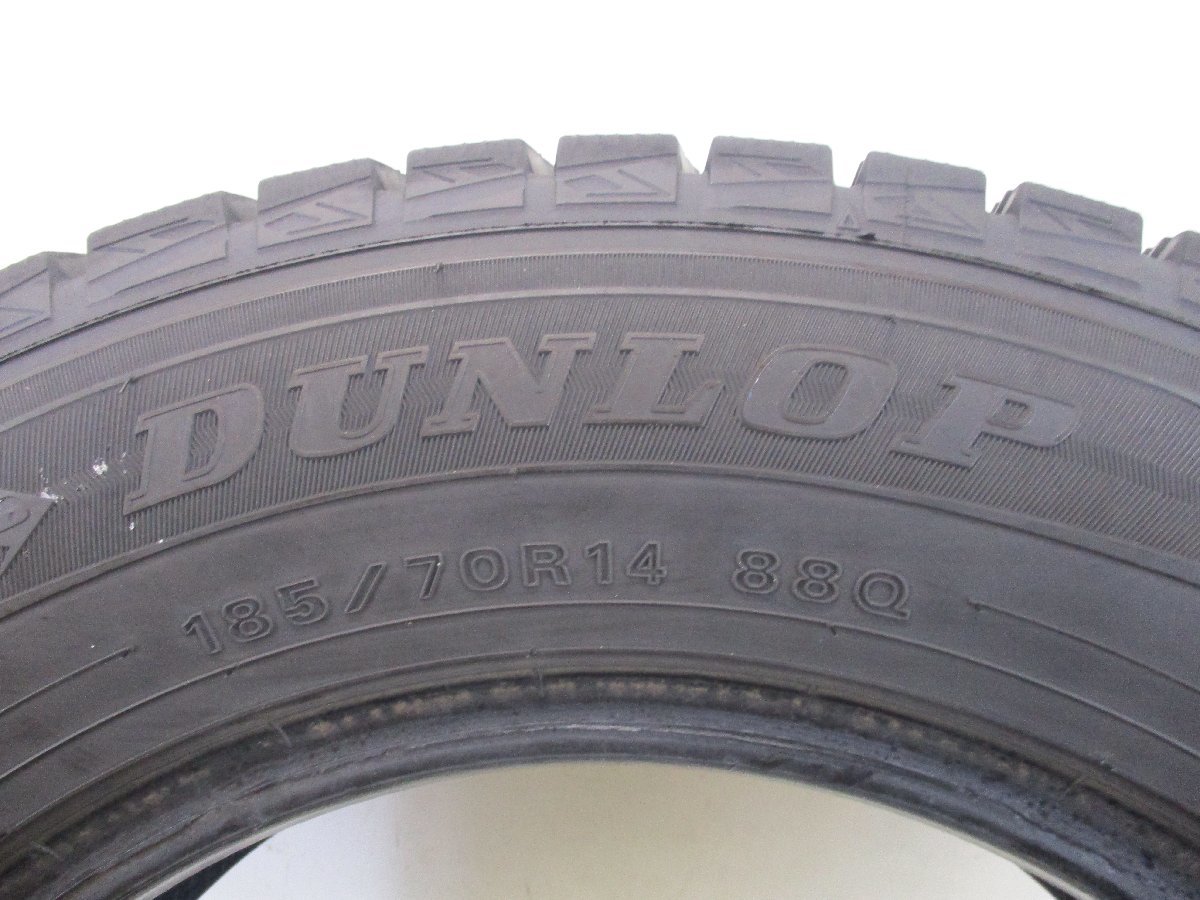 ■中古タイヤ■　185/70R14 88Q DUNLOP WINTERMAXX WM01 カローラ アリオン アレックス等 冬タイヤ スタッドレス 激安 送料無料　A244_DUNLOP