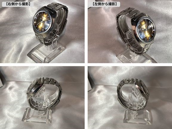 【可動品】SEIKO セイコー ５アクタス 21ジュエル カットガラス 腕時計 7019-7350 アンティーク_画像3