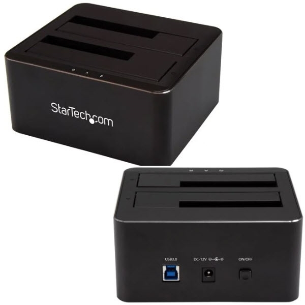 ◆ StarTech.com HDD/SSDスタンド/USB 3.0/2BAY/2.5/3.5SATA3.0/USBケーブル付(SDOCK2U33V) _画像1