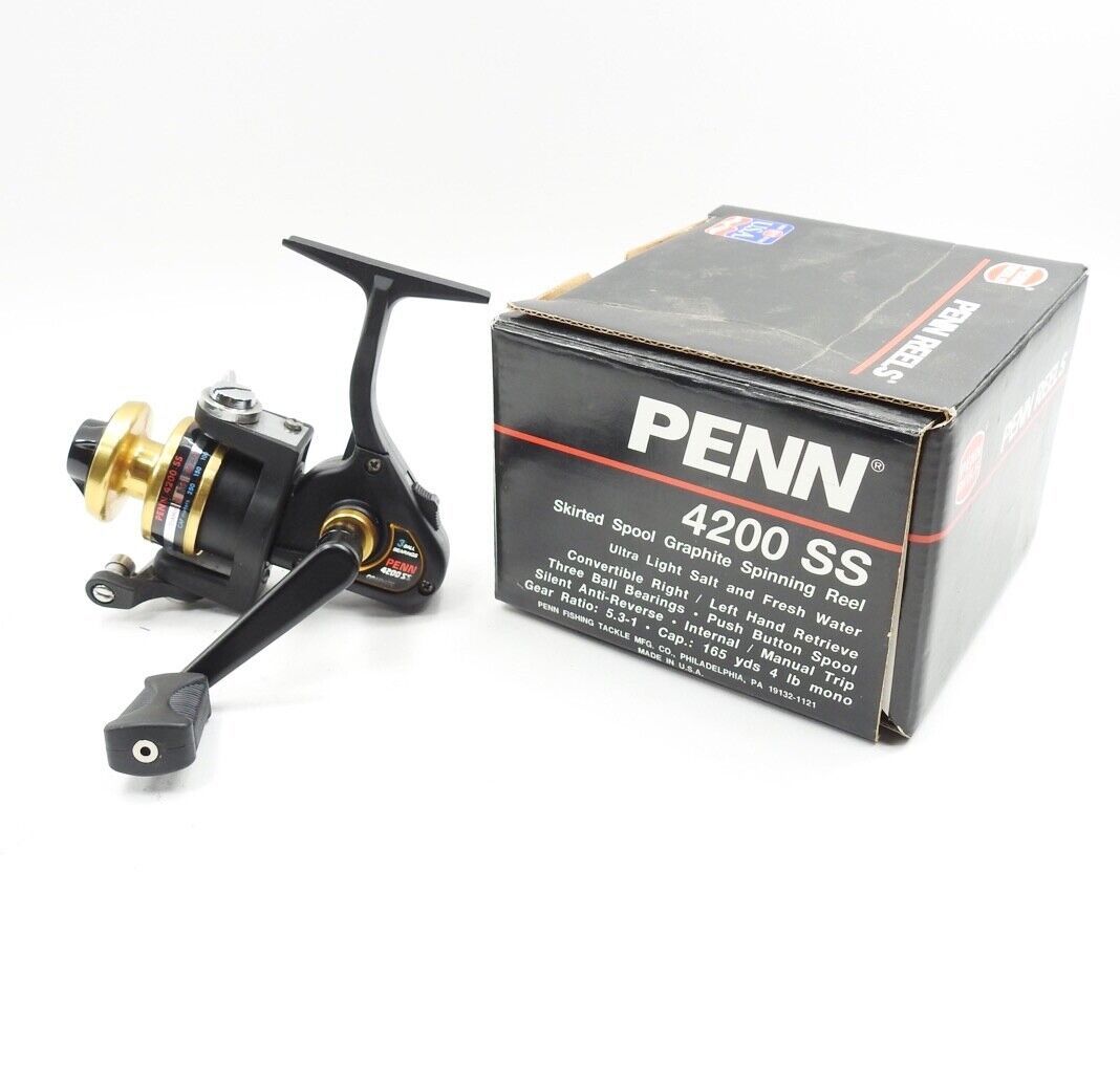 安心してご注文ください Penn 4200SS Fishing Reel. Made in USA. W/ Box. 海外 即決