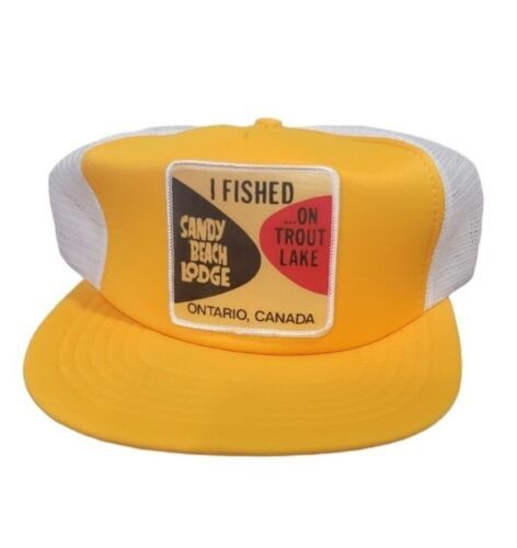 想像を超えての Vintage Storm Trucker Bass Hat， .com: Fish