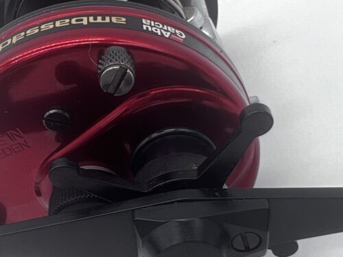 Abu Garcia Ambassadeur 6000 Reel High speed Red Black NICE