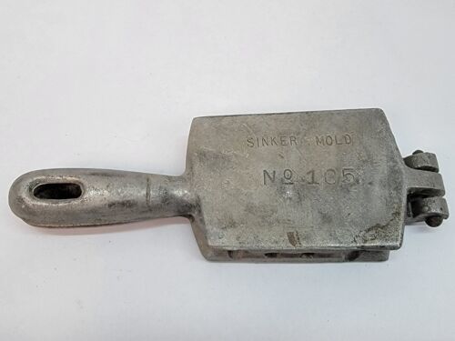 未使用 Vintage No. 105 C. PALMER MFG INC Lead Sinker MOLD 2， 3
