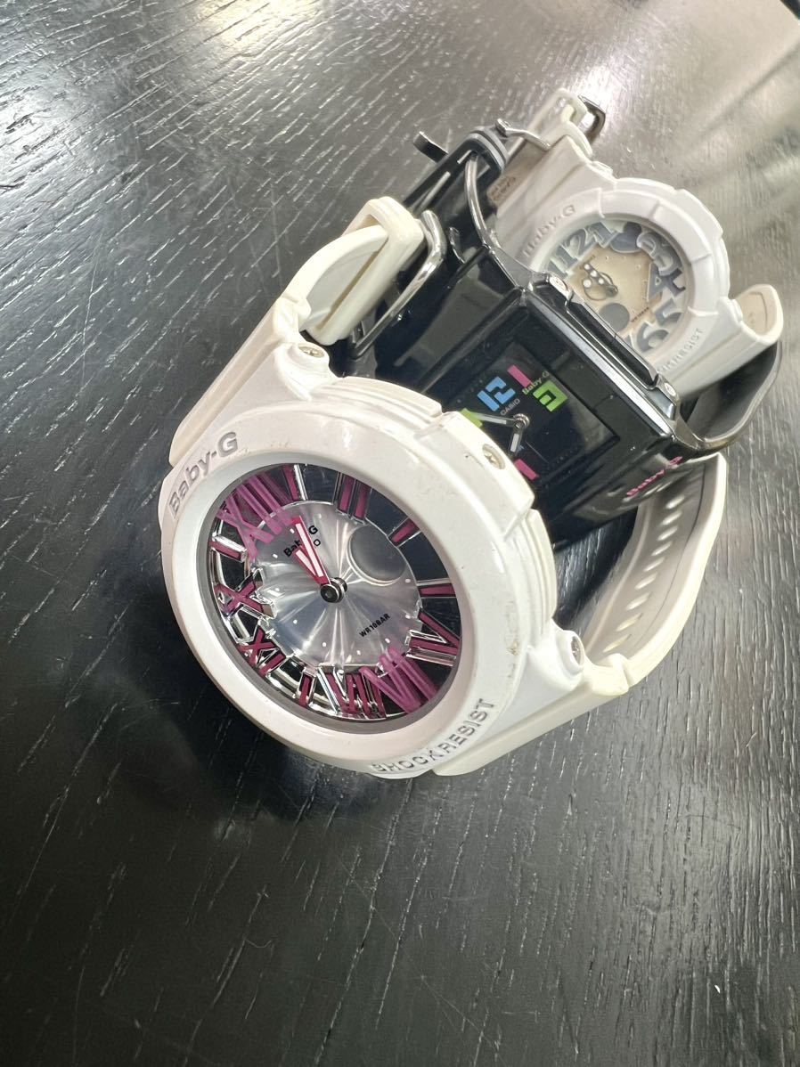 ■Baby-G セット売り CASIO SHOCK RESIST カシオ 腕時計 レディース WR10BAR_画像1