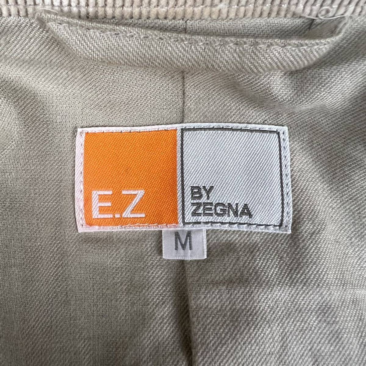 エルメネジルドゼニア『最後の晩餐』 E.Z BY ZEGNA チェスターコート M 牛革 カウレザー ロング丈◎ 品格◎ 最高級◎ 極暖◎ベージュ 秋冬_画像8