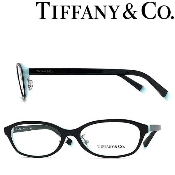TIFFANY&Co. ティファニー ブラック×スカイブルー メガネフレーム ブランド TF2182D-8055_画像1