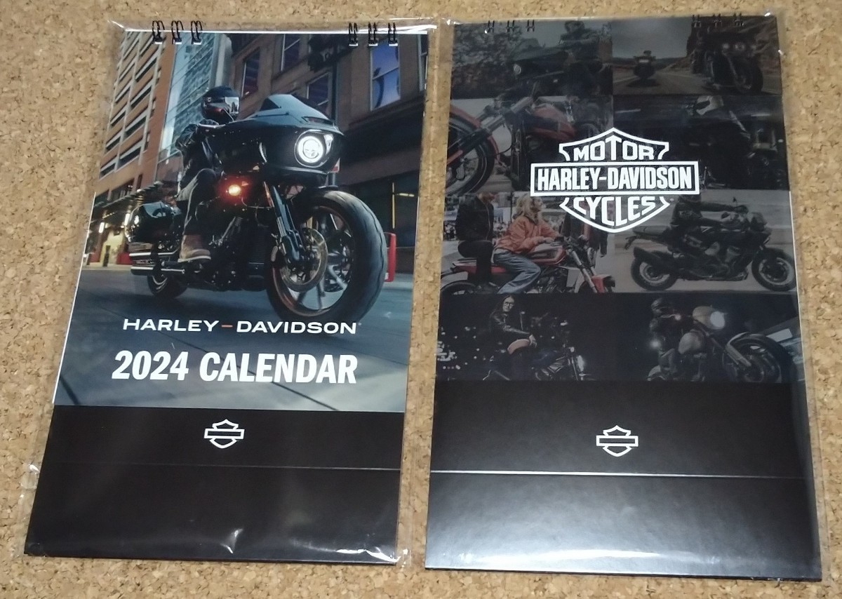 2024年　卓上カレンダー　HARLEY DAVIDSON _画像1