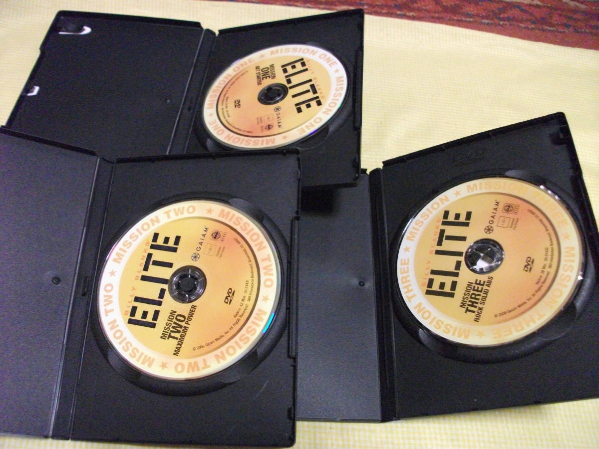 ■DVD ビリーズブートキャンプ　ELITE MISSION1～3　●3点セット　■ジャンク品_画像4