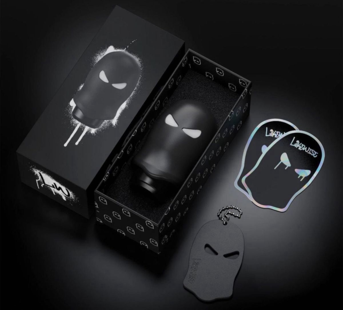 Likewise ライクワイズ GHOST おばけシフトノブ ハロウィン 黒 Likewise ライクワイズ GHOST おばけシフトノブ ハロウィン 黒