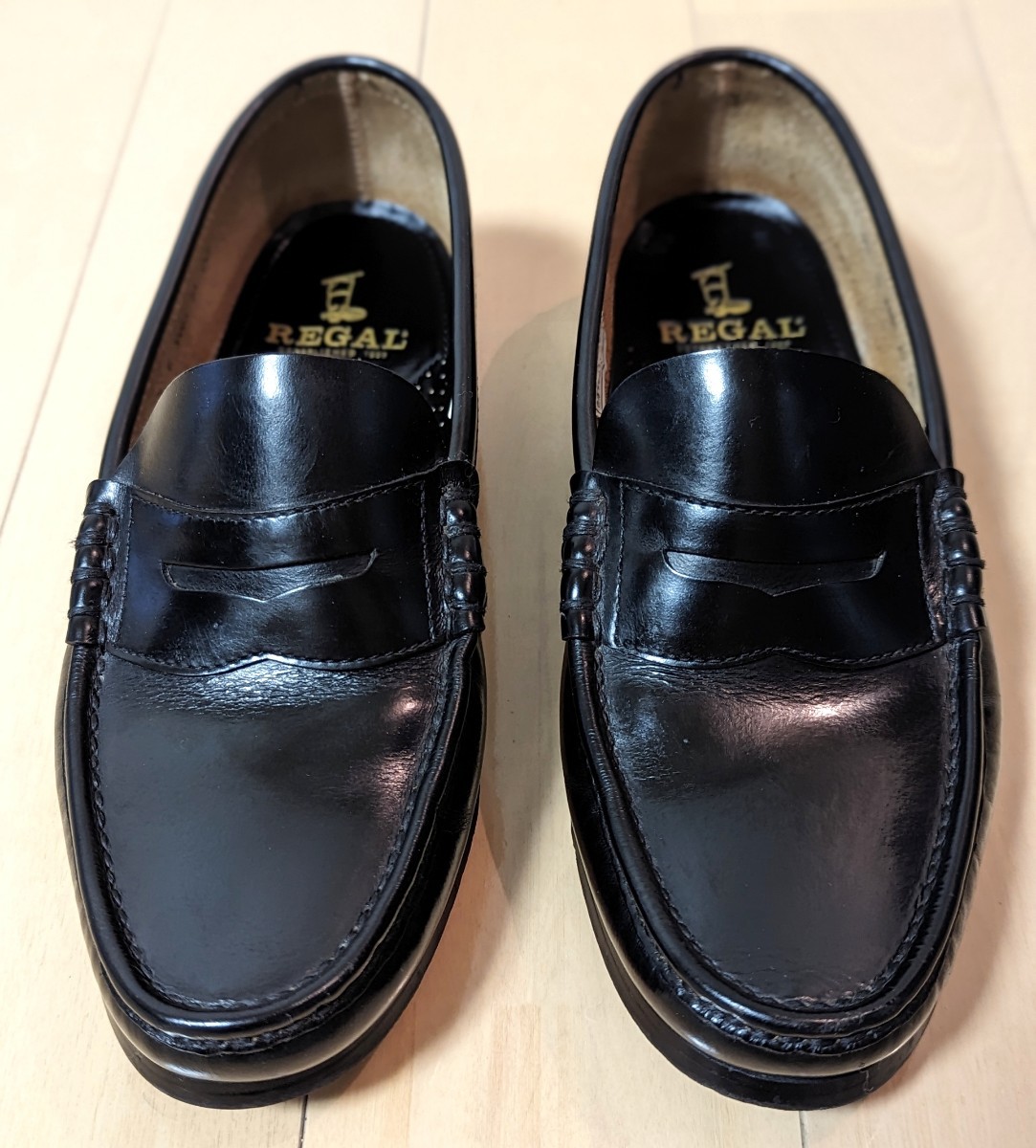 REGAL リーガル コインローファー ビーフロール Y065 黒 ブラック 25.0cm　革靴 ビジネスシューズ カジュアル メンズ_画像2