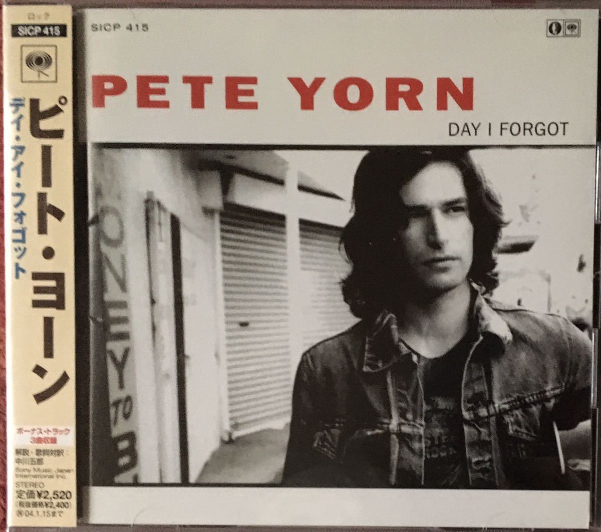 Pete Yorn[Day I Forgot]Scott Litt & Brad Woodプロデュース03年傑作！/80s USインディー・リバイバル/ザザンポップ/ルーツロック/R.E.M._画像1