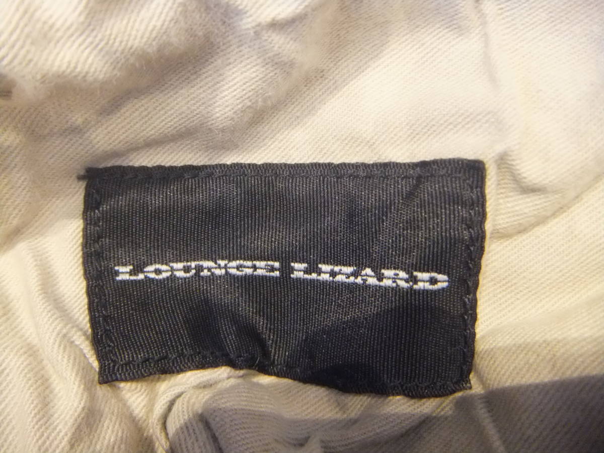 ★ LOUNGE LIZARD（ラウンジリザード）　ストレッチスキニーパンツ　ベージュ　チノパン ★