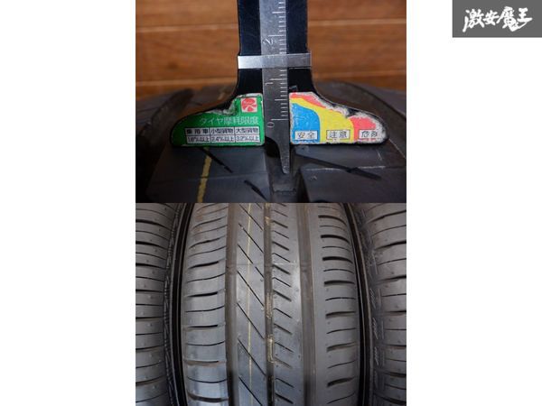 GY グッドイヤー デュラグリップ タイヤ 195/65R15 91S 2018年製 残量約8ｍｍ 4本 セレナ ノア エスクァイア ミニバン ★ 棚1G23_画像4