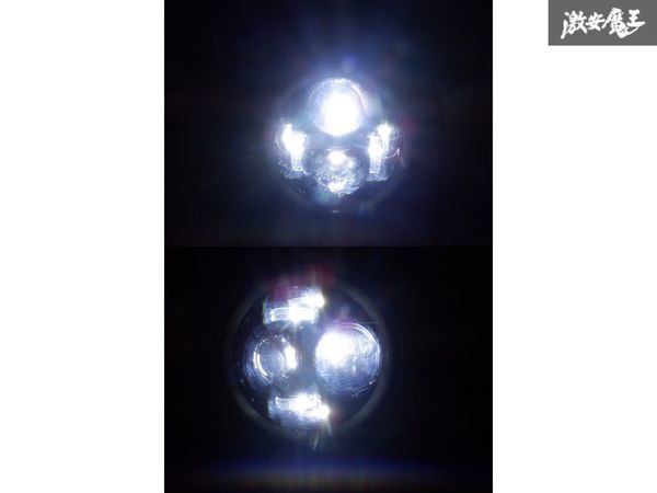 社外 クライスラー JK36L JKラングラー LED ヘッドライト ヘッドランプ 左右セット 点灯OK 棚2O23_画像8
