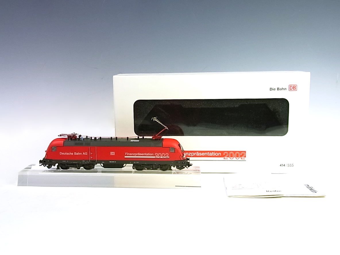 ◆美品◆メルクリン◆HOケージ Finanzprasentation 2002◆ドイツ鉄道DB限定モデル◆限定生産品◆台座付◆_画像1