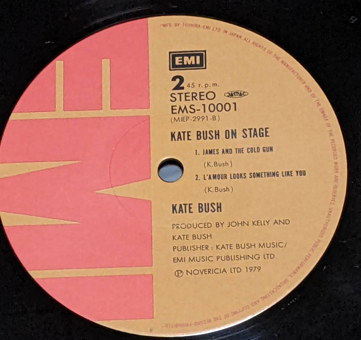 70's ケイト・ブッシュ Kate Bush （国内盤ミニLP）/ ミステリー（ケイト・ブッシュ・オン・ステージ） EMI EMS-10001 1979年リ_画像5