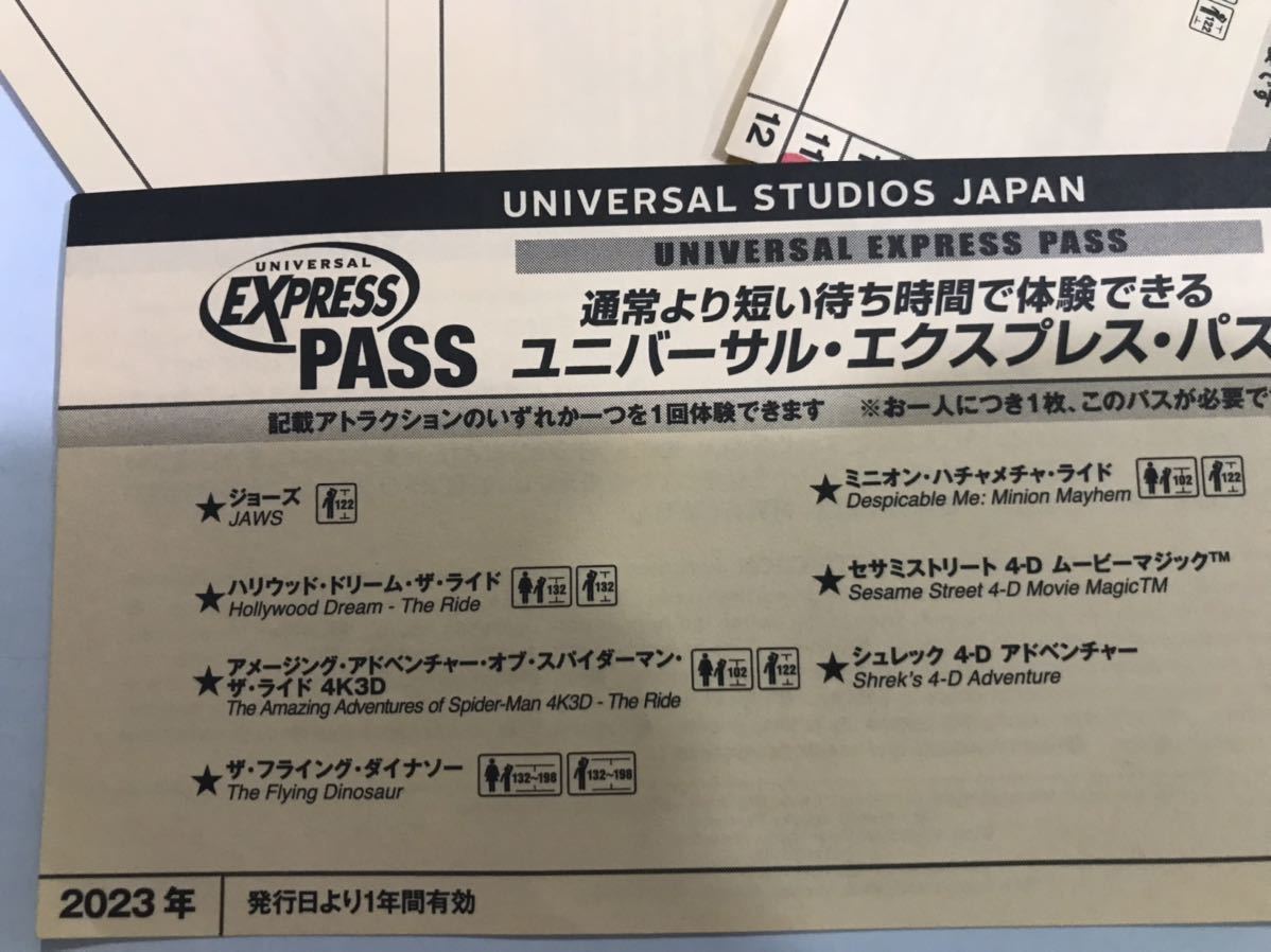 在庫2【日時指定無し】USJ エクスプレスパス ファストパス チケット ユニバーサルスタジオジャパン エキスプレス 優先入場券 ユニバーサル_画像2