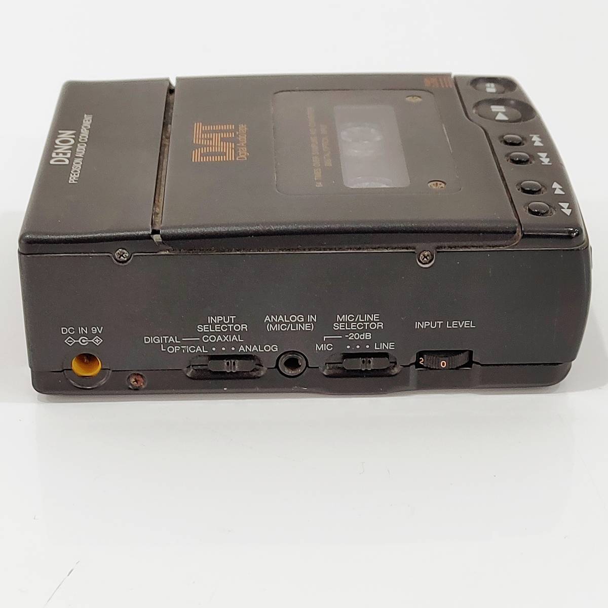 ●デノン DTR-80P ポータブルDAT DENON デジタル オーディオ テープレコーダー 音響機器 DIGITAL AUDIO TAPE RECORDER S2545_画像5