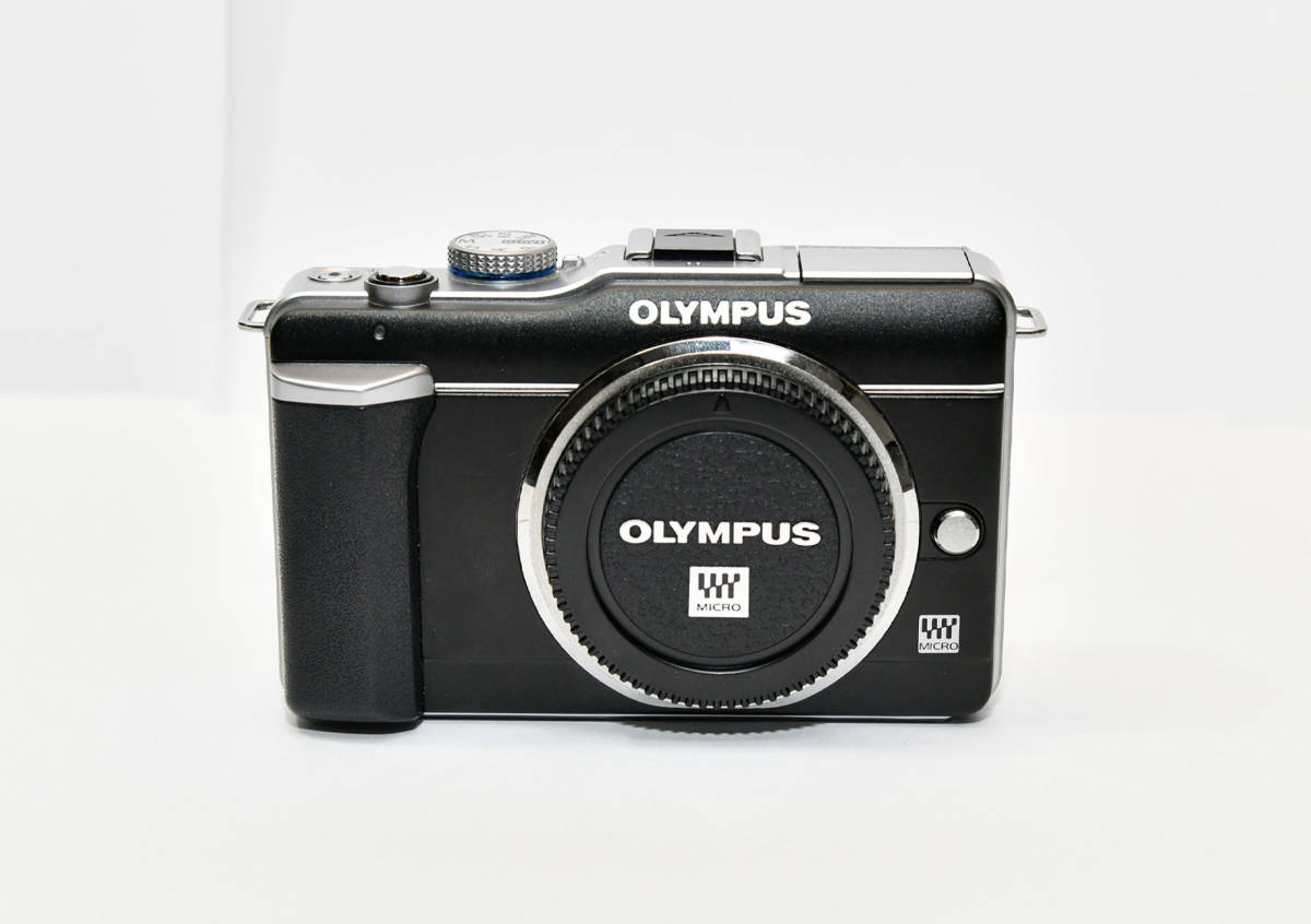 オリンパス【OLYMPUS】オリンパスペン Lite E-PL1 ダブルズームキット ブラック_画像2