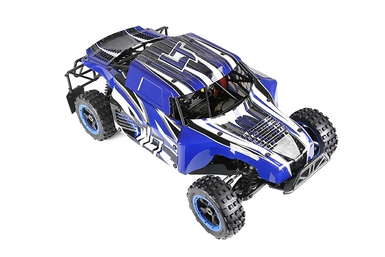 新品・完成品 エンジンRCカーROFUN WLT 4WD 32cc ブルー すべて揃ったエンジン・受信機・サーボ・送信機etc ROVANSPORTS代理店_画像2