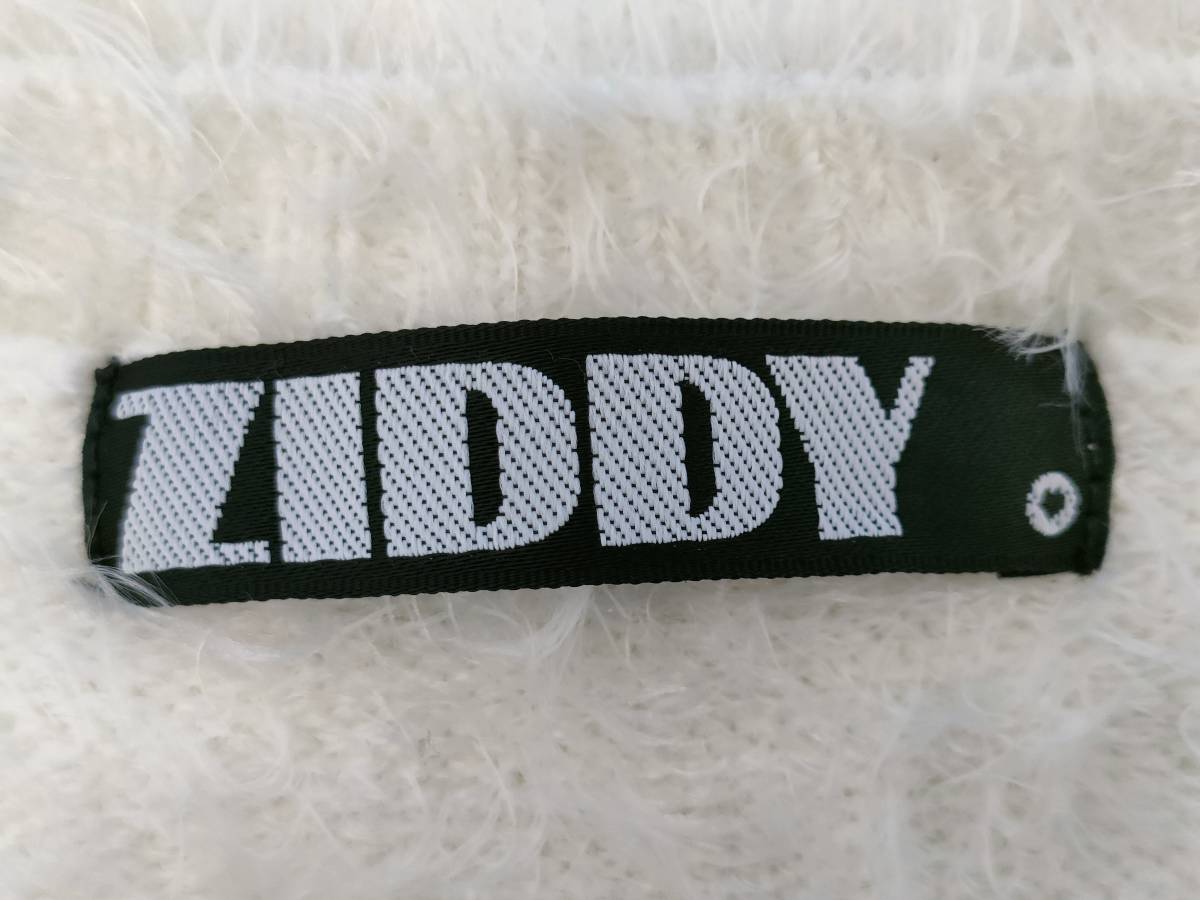 【再値下げ！即決！お買得！】★ZIDDY/ジディー★子供服 シャギーニットカーディガン 長袖 ハート ホワイト サイズS_画像8