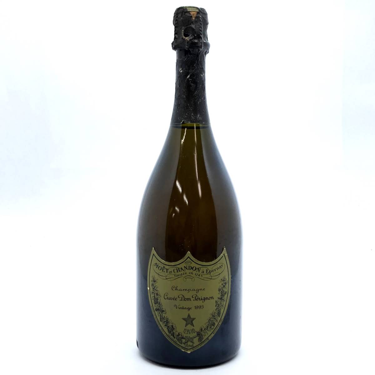 1円～ 未開栓 MOET et CHANDON Dom Perignon Vintage ドンペリニヨン ヴィンテージ 1993 シャンパン 750ml 12.5% キャップフィルム破れあり_画像1