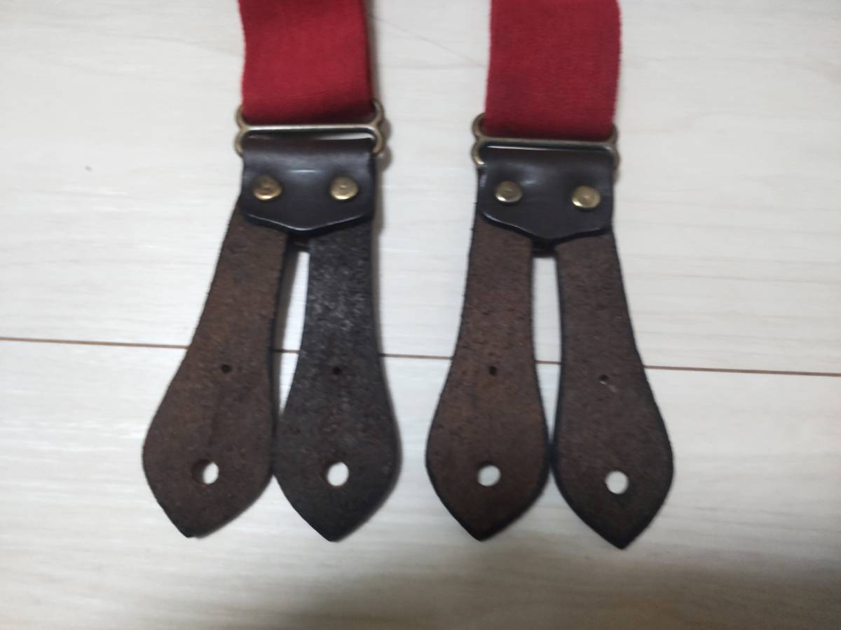 ★US製　FILSON　フィルソン　サスペンダー　★Tab Suspenders　★レザーエンド　_画像2