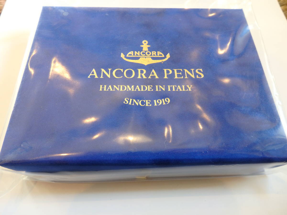 ◆（未使用・新品）ANCORA アンコラ限定万年筆 Suprema Marble ペン先：18K750ソリッドゴールド M アンコーラ_製品未開封の状態